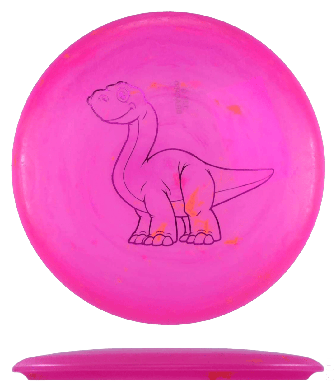 Dino Discs Brachiosaurus - Egg Shell / 128g - Hot Pink (Magenta Foil) *028*