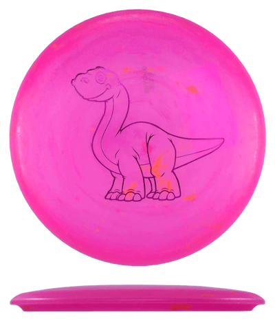 Dino Discs Brachiosaurus - Egg Shell / 128g - Hot Pink (Magenta Foil) *028*