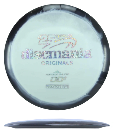 Discmania DD2 - Prototype Horizon S-Line / 175g - White w/ Black Rim (Silver Glitter)
