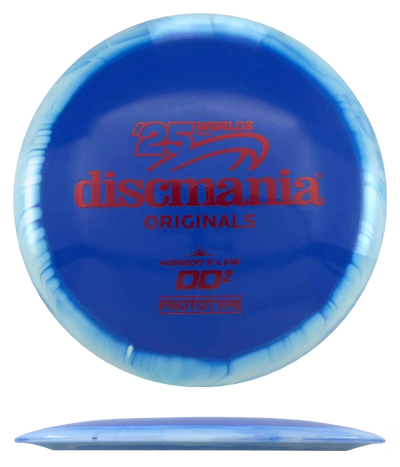 Discmania DD2 - Prototype Horizon S-Line / 174g - Blue w/ White Rim (Red Foil)