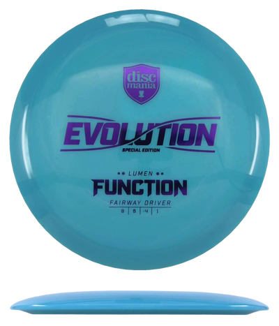 Discmania Function - Neo Lumen / 176g - Sky Blue (Royal Purple Foil)