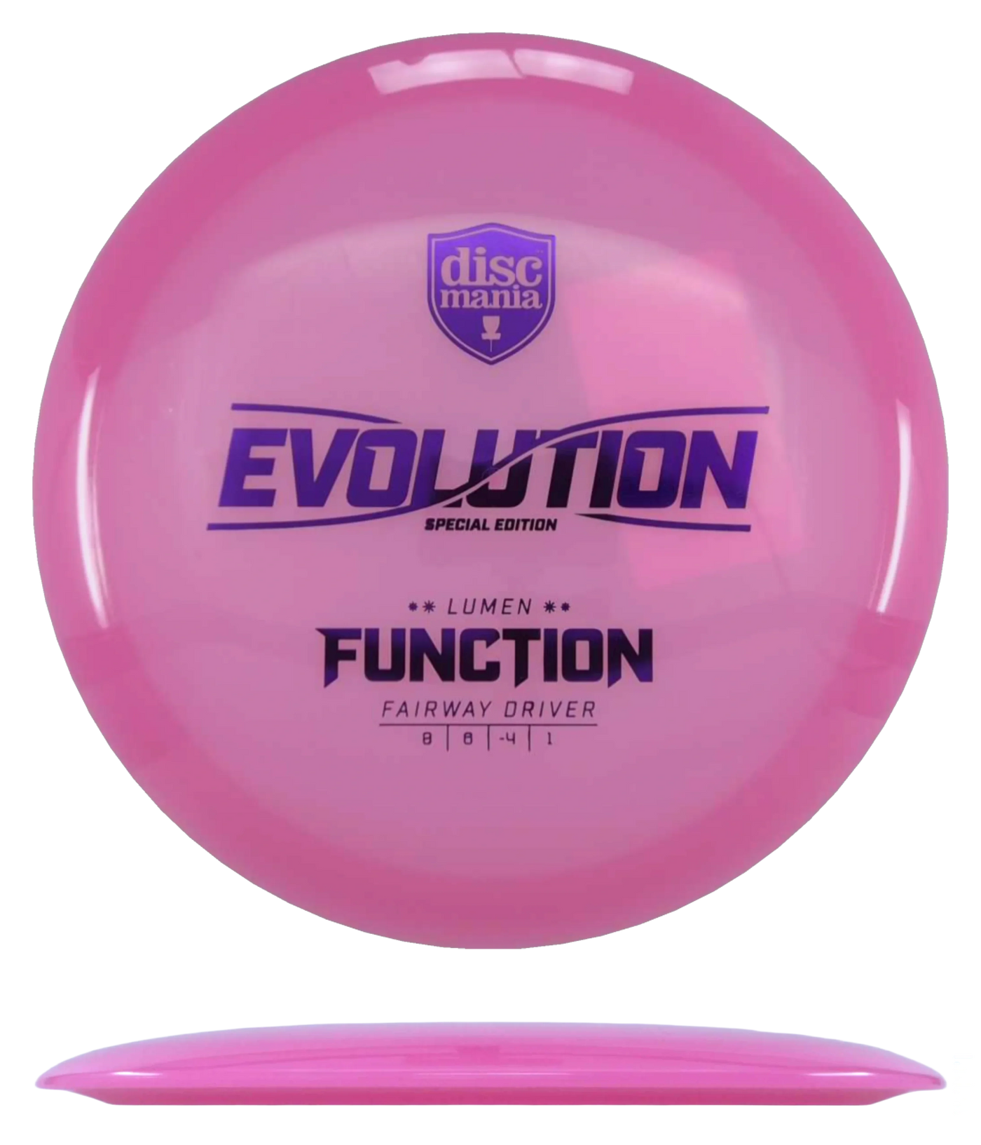 Discmania Function - Neo Lumen / 175g - Pink (Royal Purple Foil)