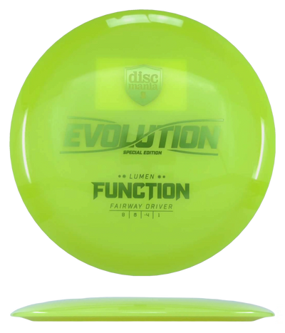 Discmania Function - Neo Lumen / 175g - Lemonade (Yellow Green Foil) *048*