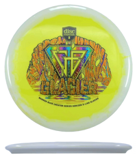 Discmania Glacier - Horizon S-Line / 180g - Yellow w/ Cream Rim (Rainbow/Orange Foil)
