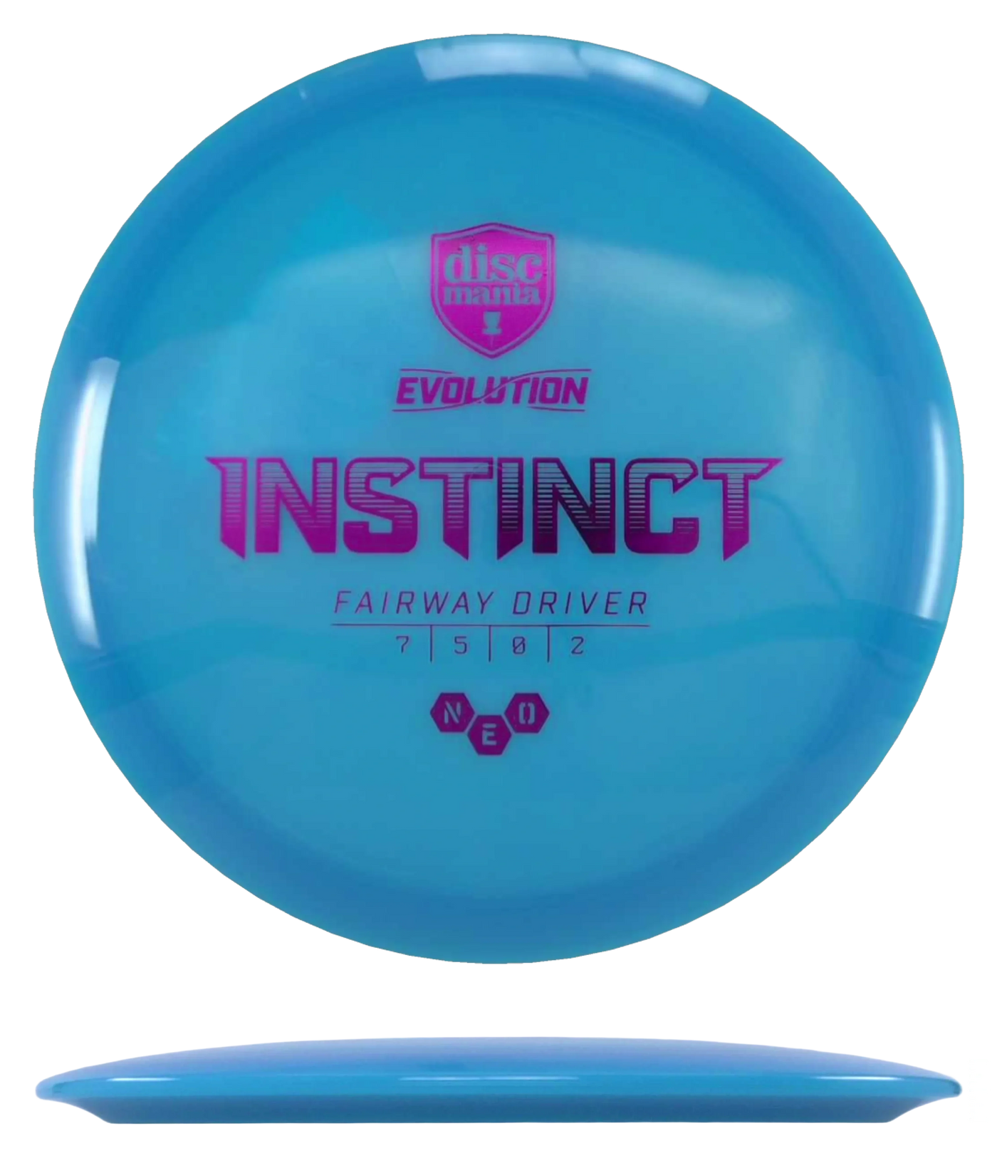 Discmania Instinct - Neo / 171g - Blue (Magenta Foil)