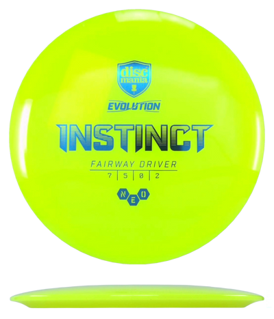 Discmania Instinct - Neo / 171g - Yellow (Blue Foil)