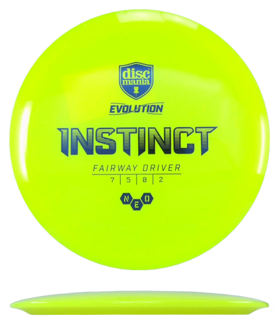 Discmania Instinct - Neo / 173g - Yellow (Blue Foil)