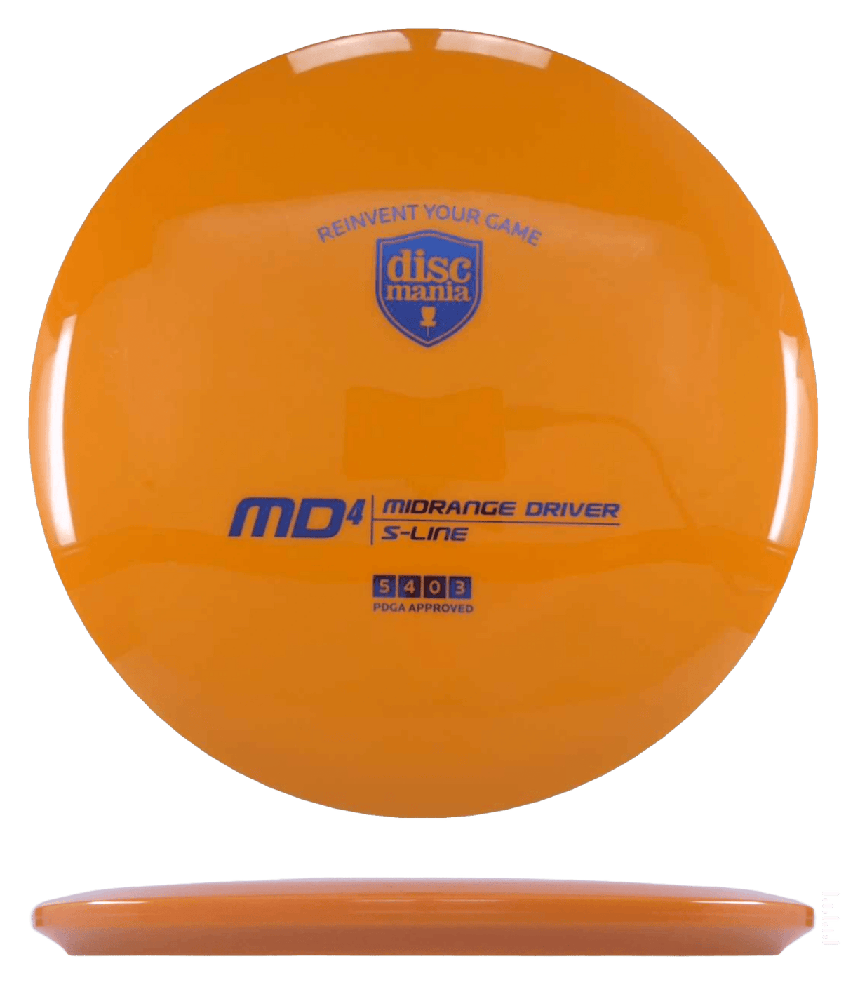 Discmania MD4 - S-Line / 180g - Orange (Blue Foil)