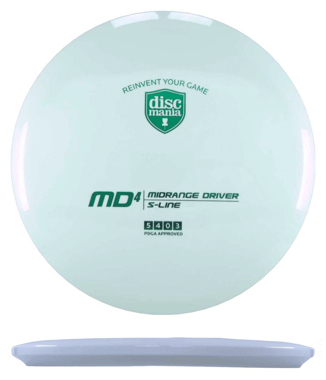 Discmania MD4 - S-Line / 177g - White (Green Foil)