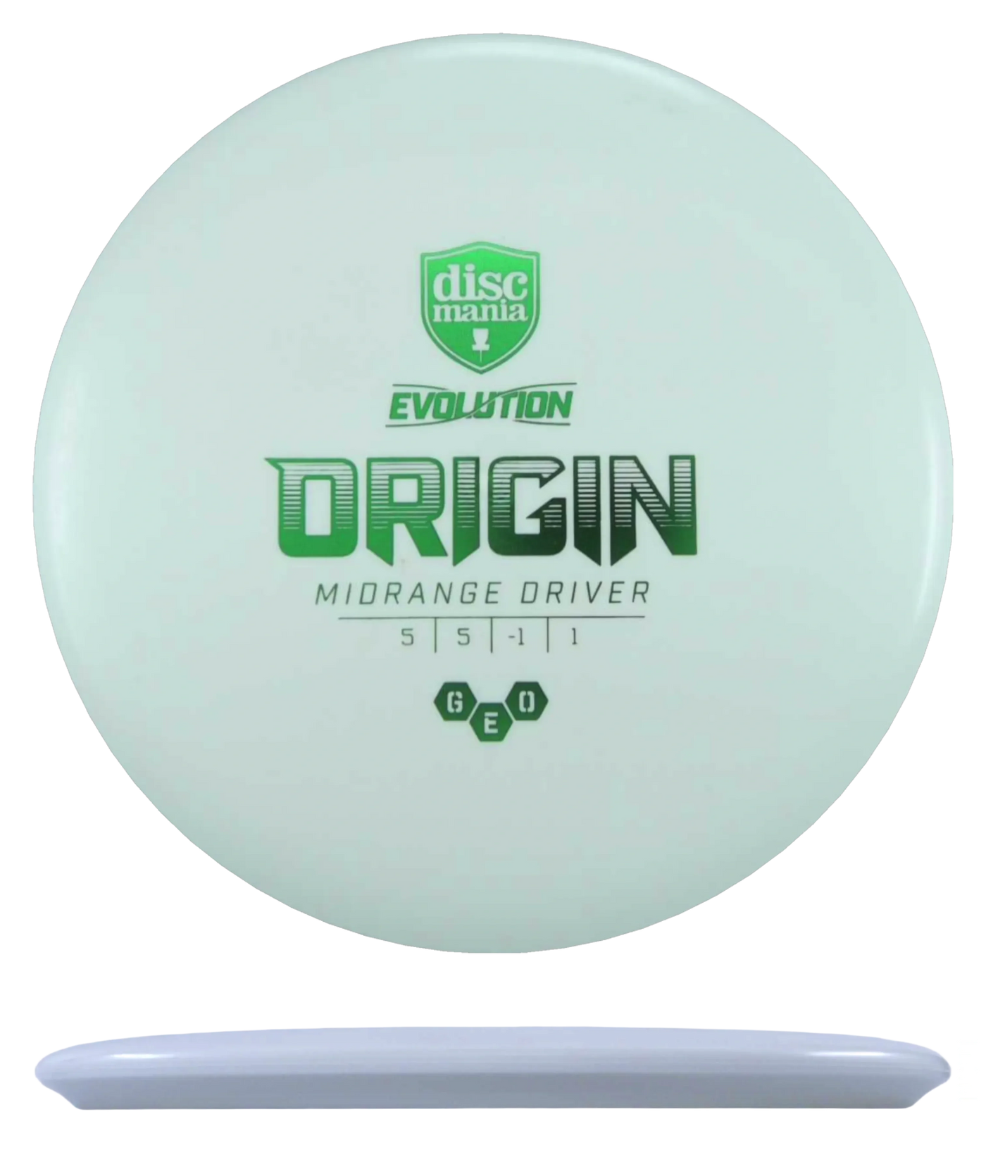 Discmania Origin - Geo / 174g - White (Green Foil) *044*
