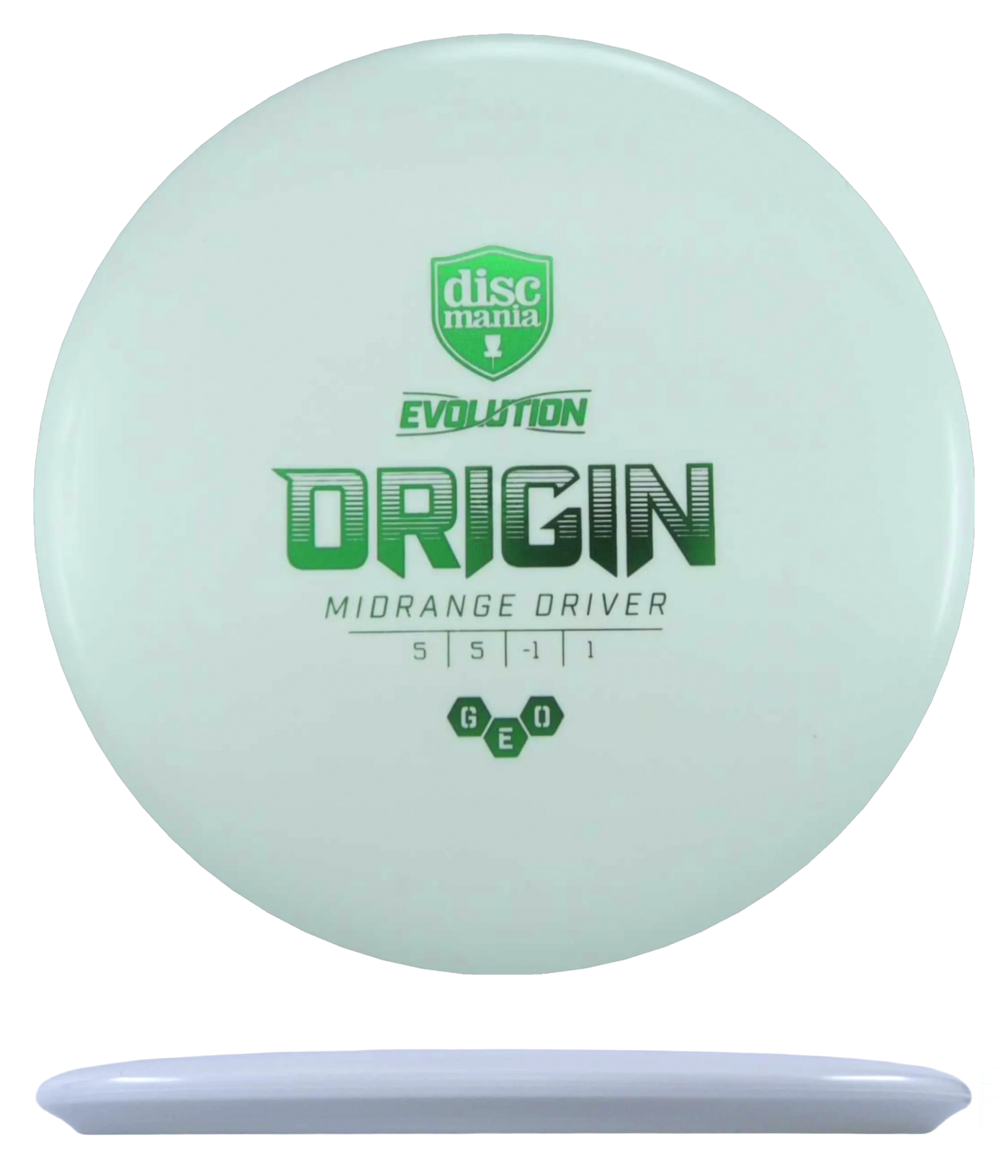 Discmania Origin - Geo / 175g - White (Green Foil)