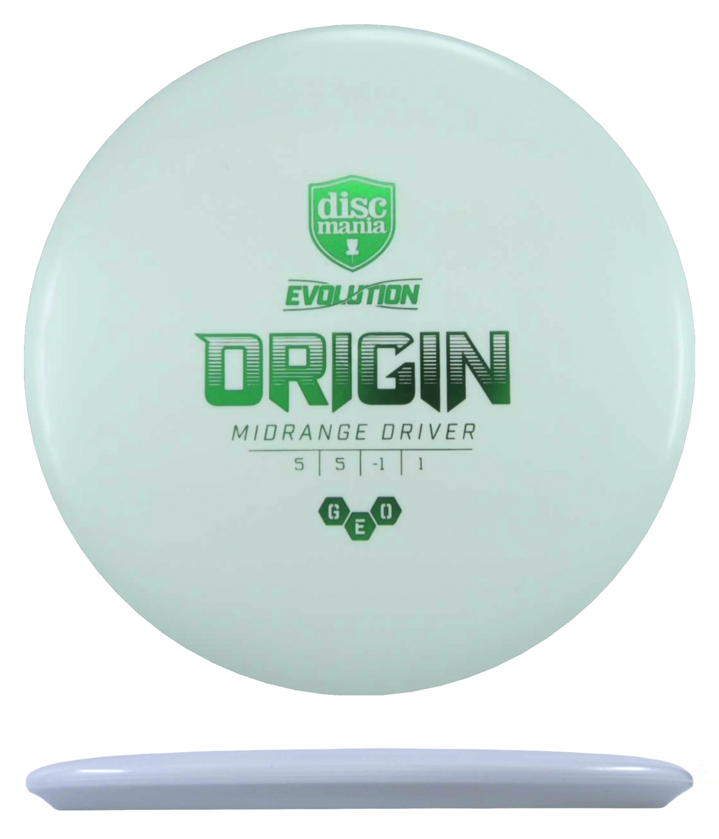 Discmania Origin - Geo / 174g - White (Green Foil) *046*
