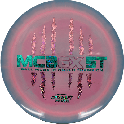 Discraft Force Discraft Force - ESP - McBeth 6x Champion / 170-72g - Cotton Candy (Blue Shamrocks/Hearts) - Skyline Disc Golf