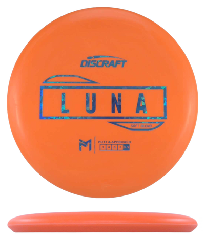 Discraft Luna - Putter Line Soft / 175g - Orange (Blue Shatter)
