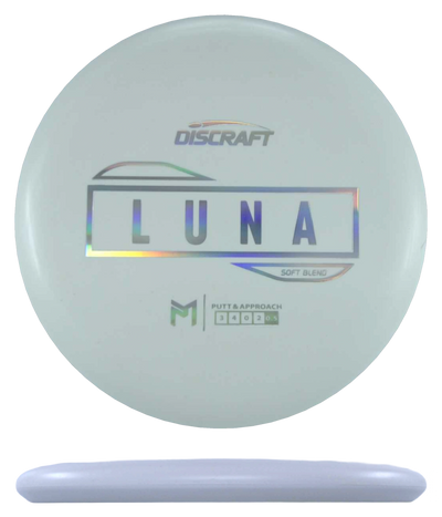 Discraft Luna - Putter Line Soft / 172g - White (Chrome)