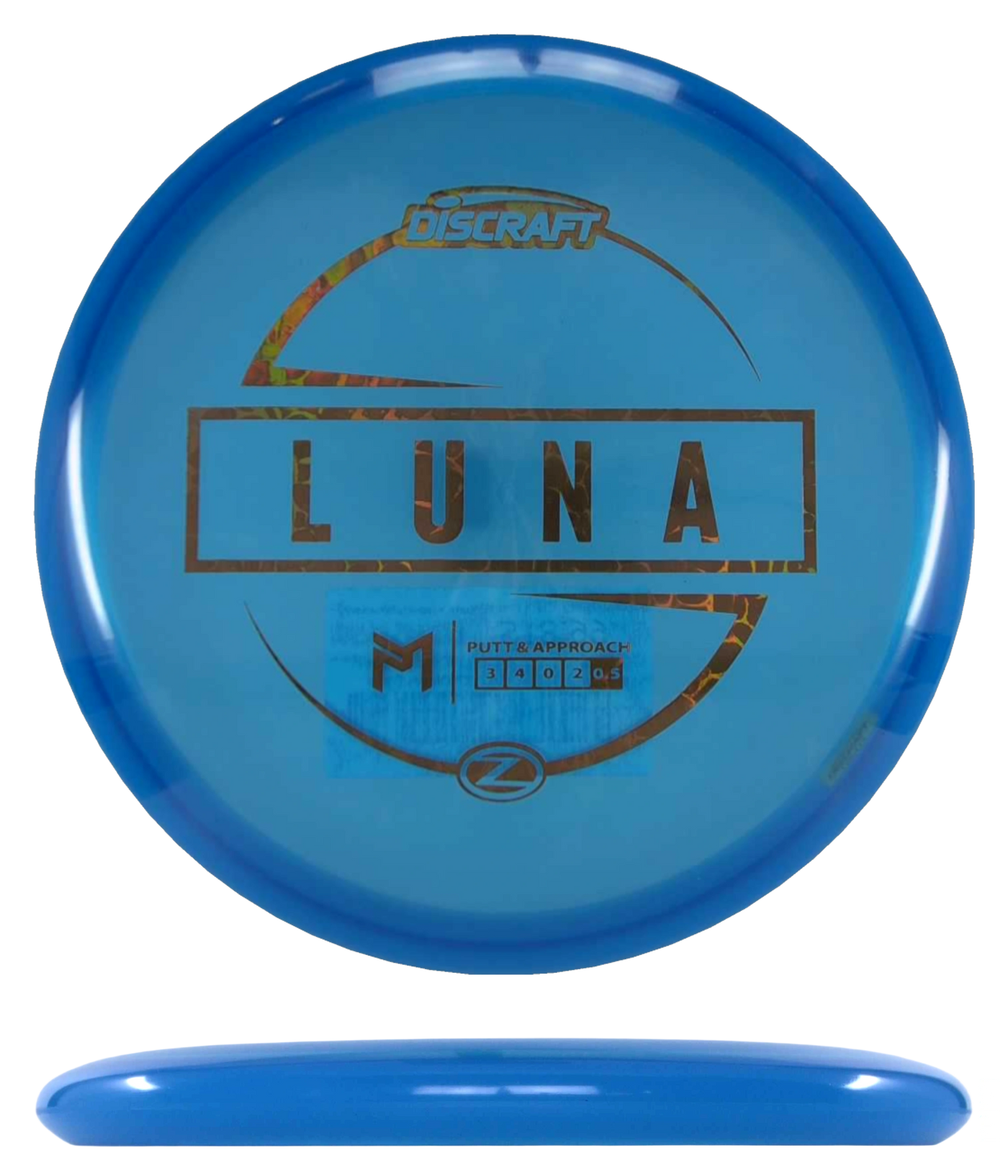 Discraft Luna - Z Line / 170-72g - Blue (Copper Aqua)