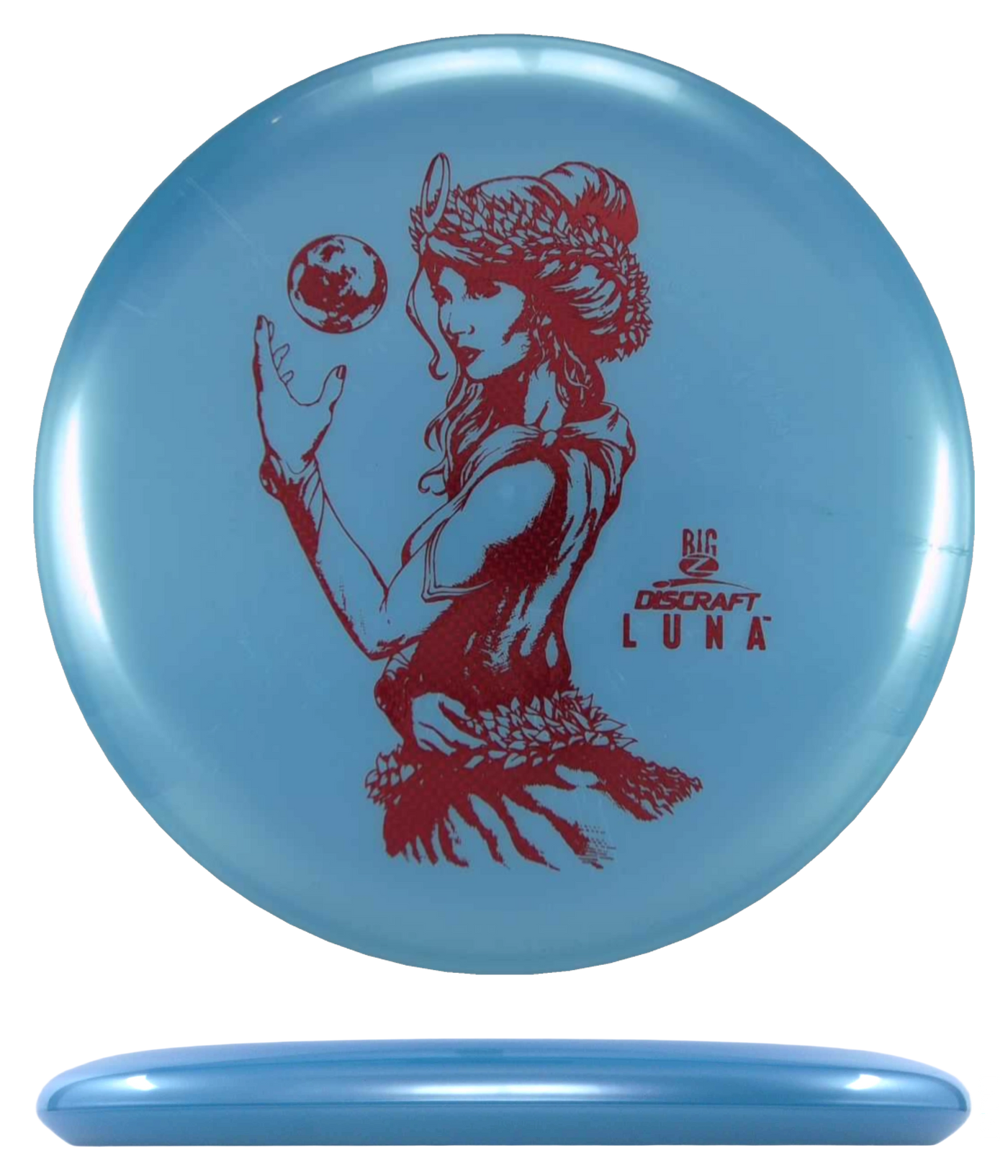 Discraft Luna - Big Z / 170-72g - Sky Blue (Red Carbon Fiber)