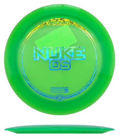Discraft Nuke OS - Z Line / 173-74g - Green (Rainbow Shatter)