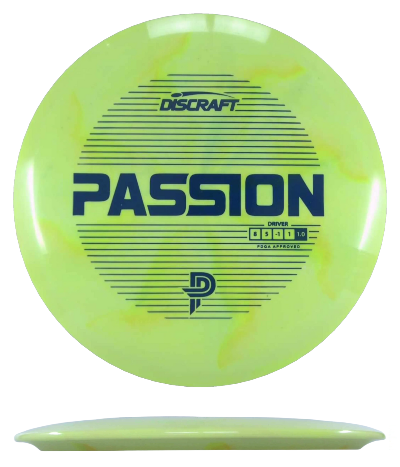 Discraft Passion - Proto ESP / 155-59g - Lemonade Burst (Forest Green)