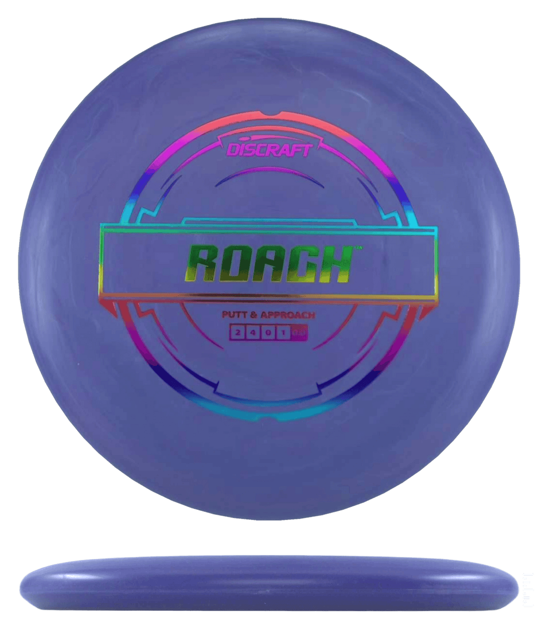 Discraft Roach - Putter Line / 170-72g - Blue-ish Violet (Rainbow Foil)