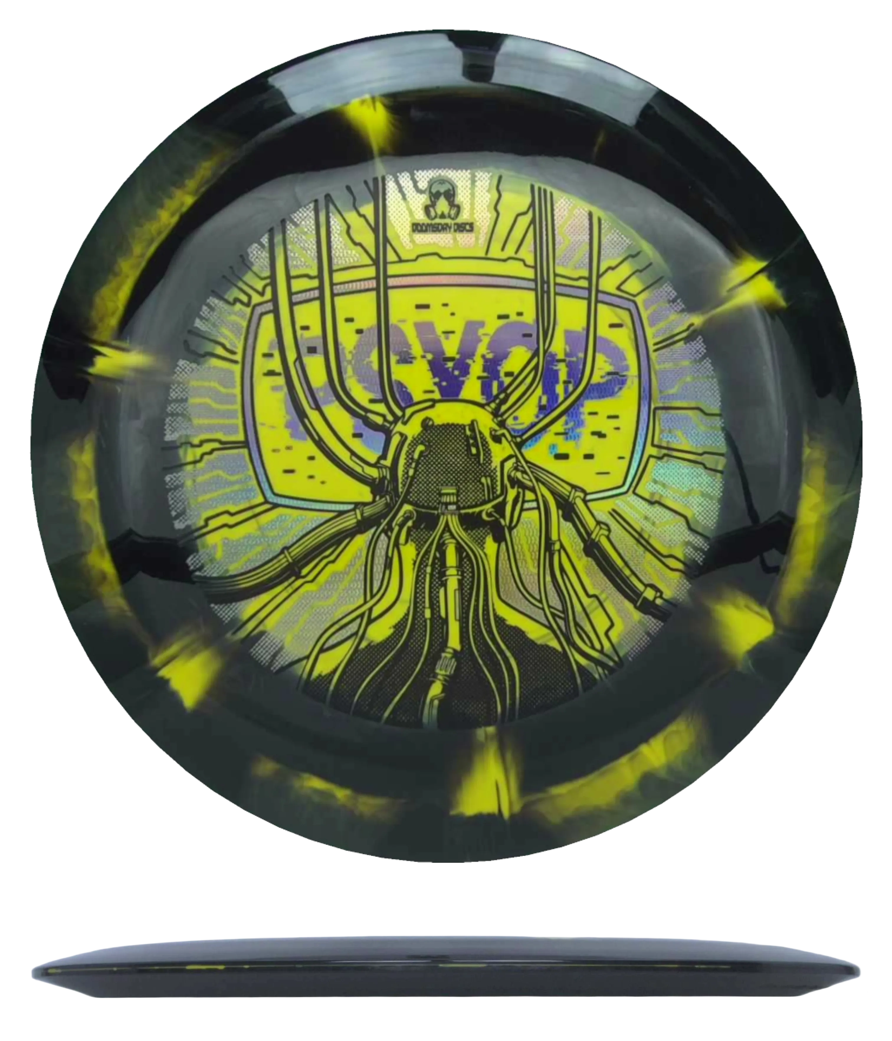 DoctorDisco  Brain Dead x Mountain Dew Psycho Disc Jam T-shirt - White