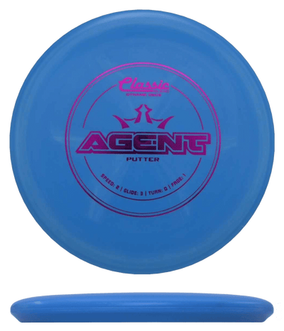 Dynamic Discs Agent - Classic Blend / 173g - Blue (Magenta Foil)