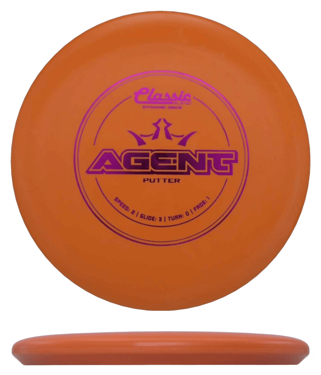 Dynamic Discs Agent - Classic Blend / 173g - Orange (Magenta Foil)