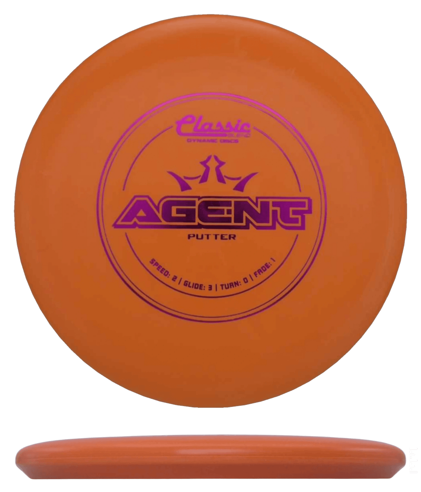 Dynamic Discs Agent - Classic Blend / 173g - Orange (Magenta Foil)