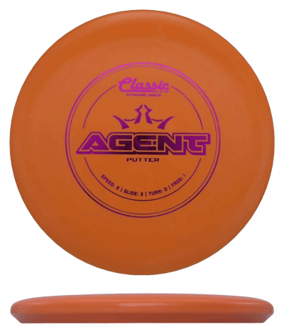 Dynamic Discs Agent - Classic Blend / 173g - Orange (Magenta Foil)