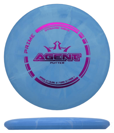 Dynamic Discs Agent - Prime Burst / 176g - Sky Blue Burst (Magenta Foil)