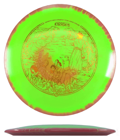 Infinite Discs Exodus - Halo S-Blend / 173-75g - Lime w/ Orange Rim (Orange Lasers)
