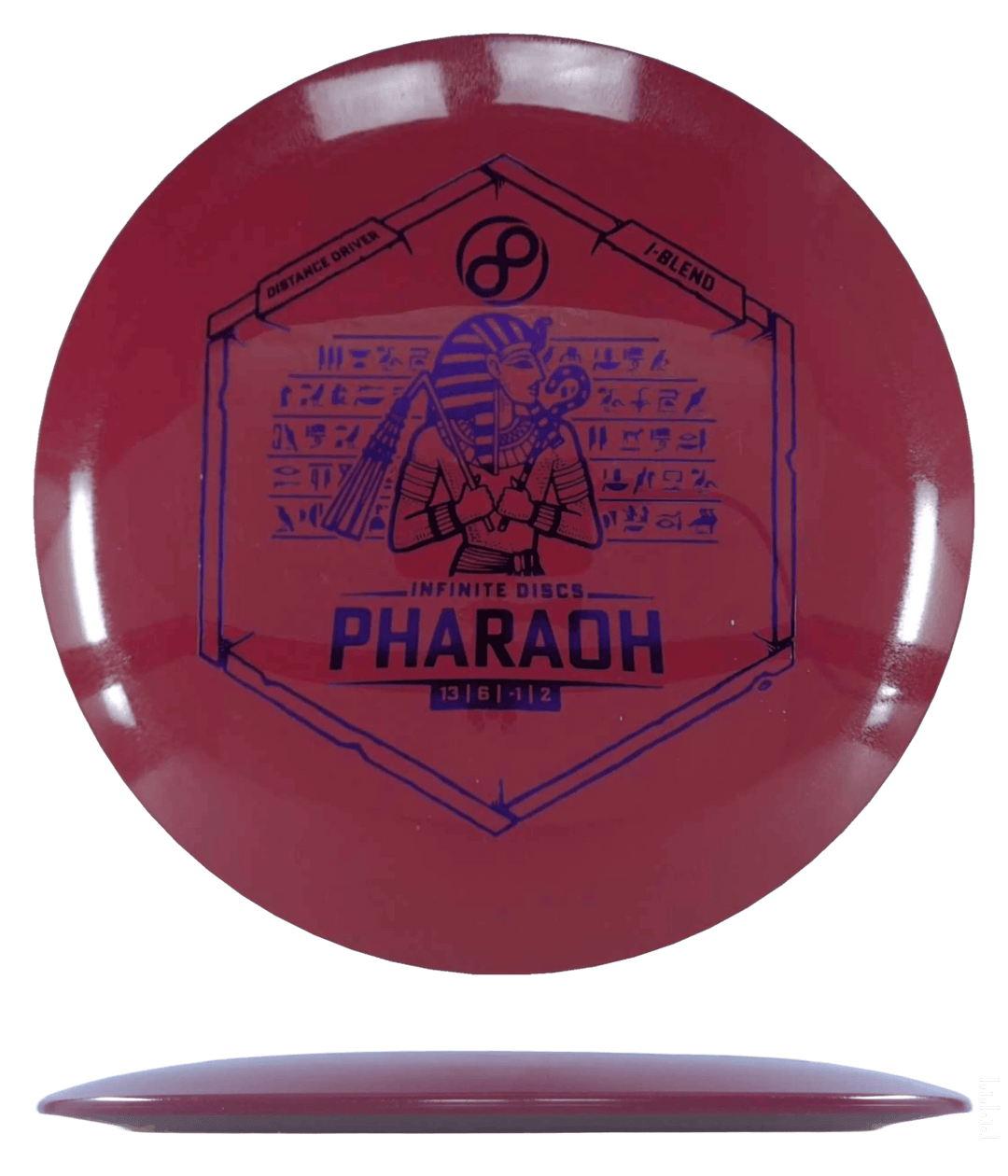 Infinite Discs Pharaoh - I-Blend / 173-75g - Brick Red (Purple Foil)