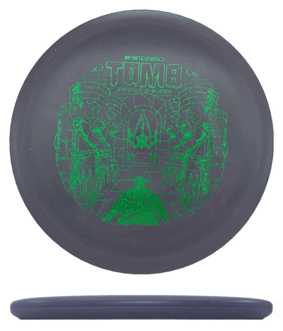 Infinite Discs Tomb - Swirly D-Blend / 172g - Dark Violet (Green Shatter)