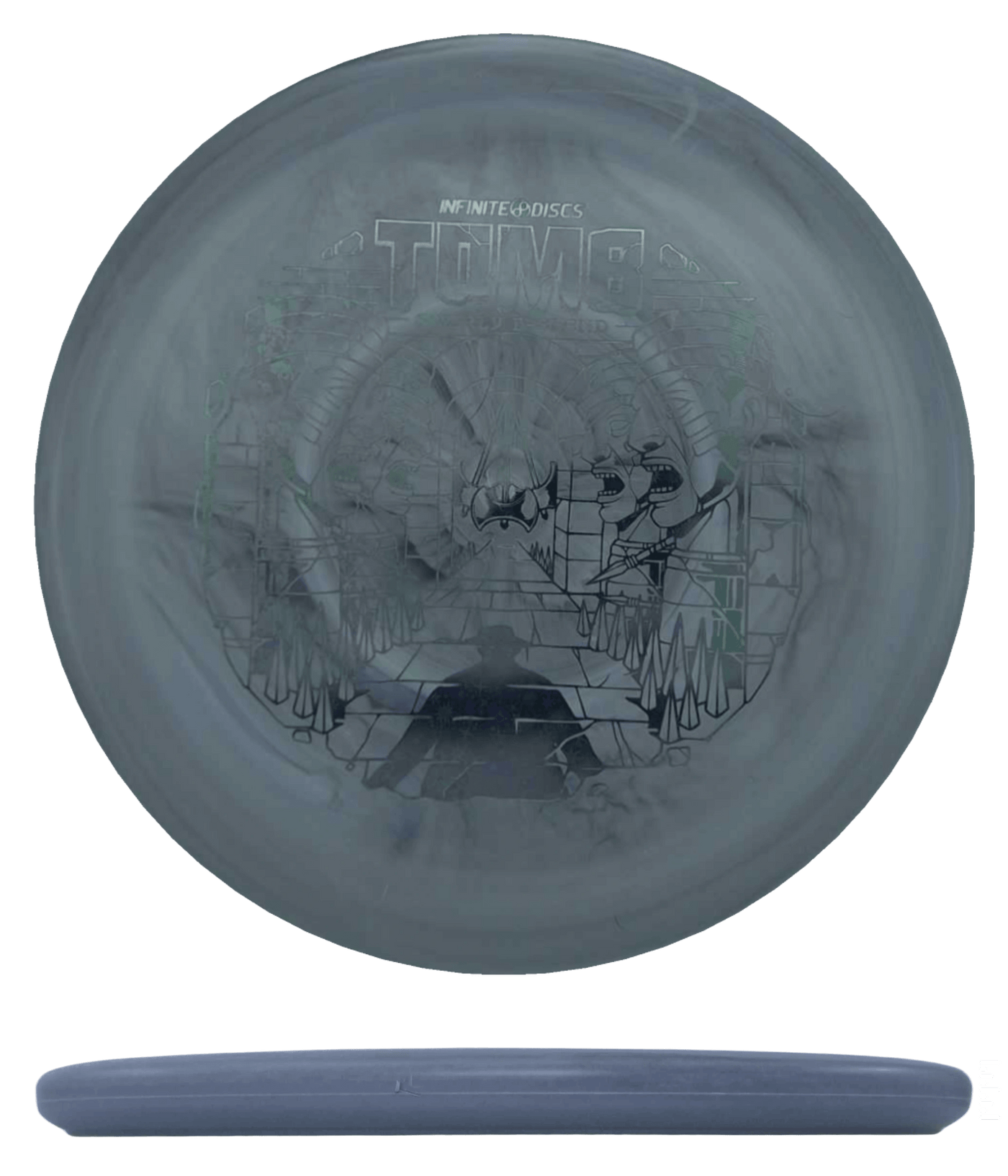Infinite Discs Tomb - Swirly D-Blend / 175g - Gray (Dark Chrome Stars)
