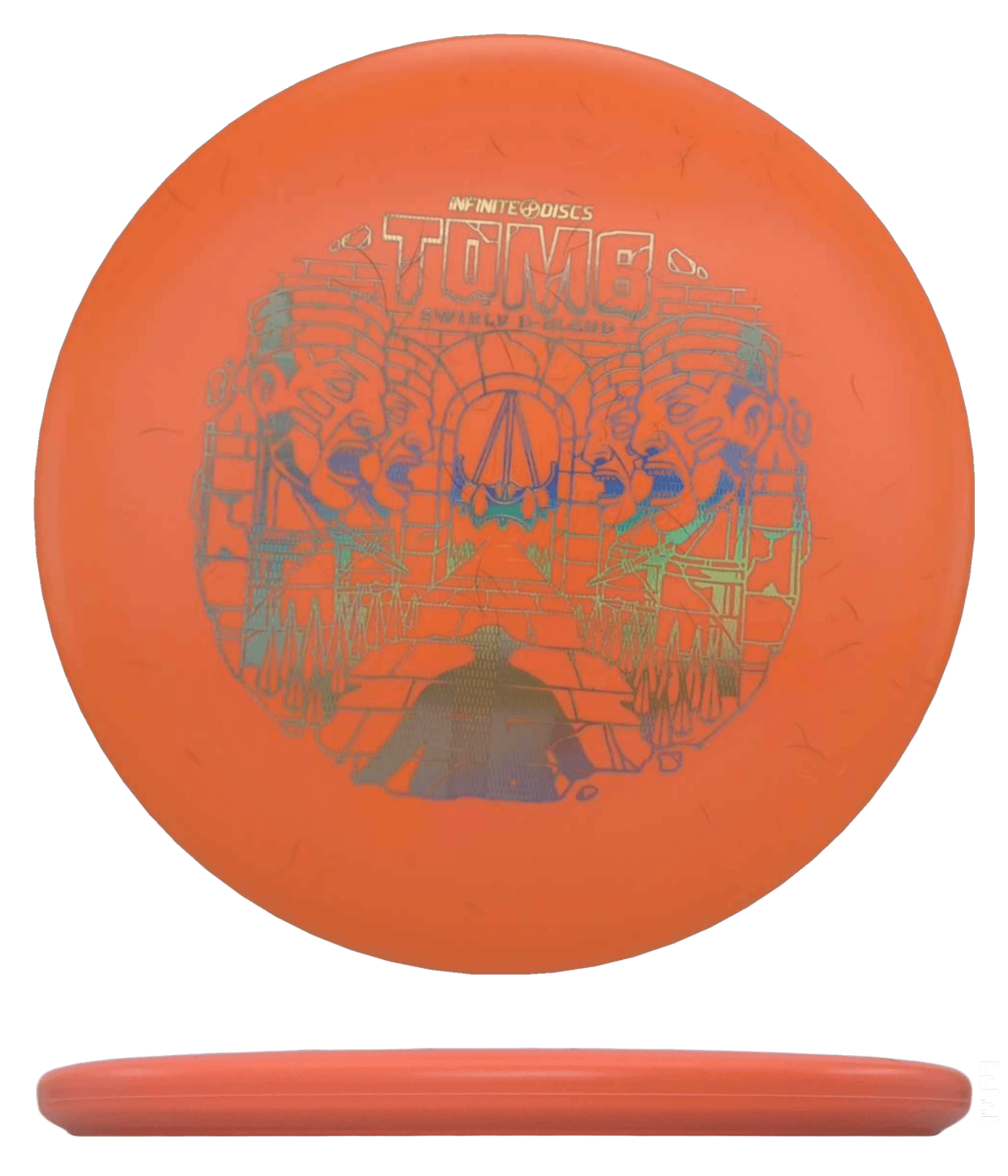 Infinite Discs Tomb - Swirly D-Blend / 168g - Bright Orange (Chrome)