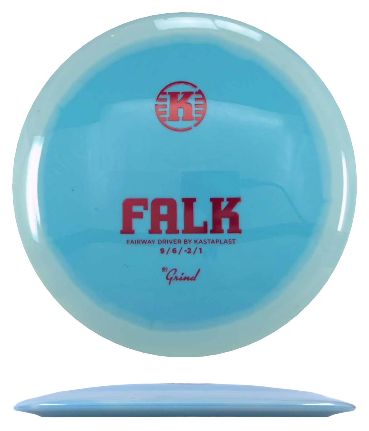 Kastaplast Falk - K1 Grind / 174g - Sky Blue (Red Foil)