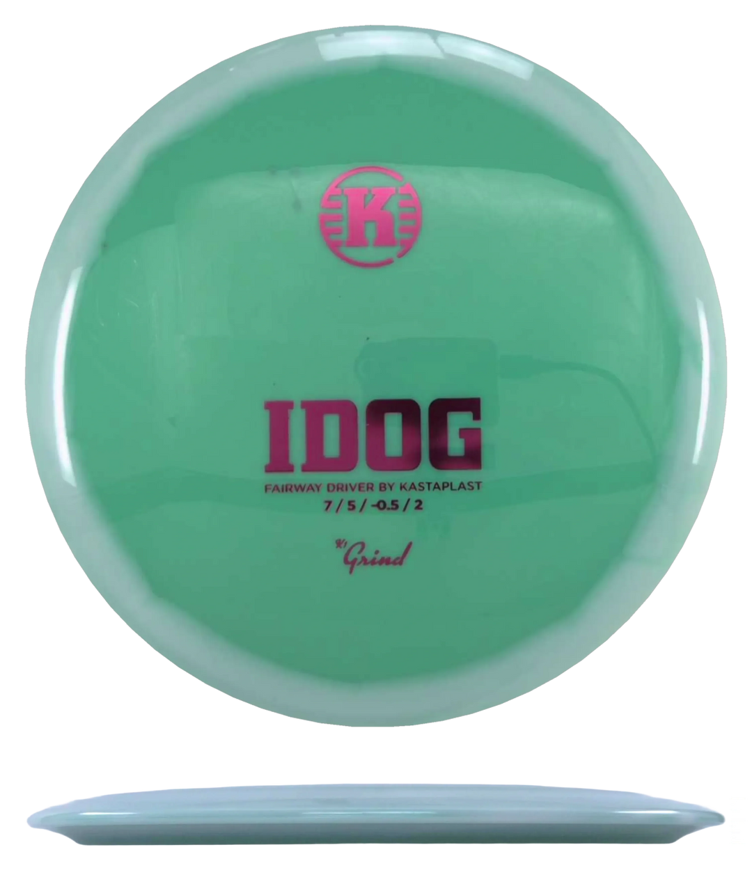 Kastaplast Idog - K1 Grind / 172g - Dirty Green (Crimson Foil)