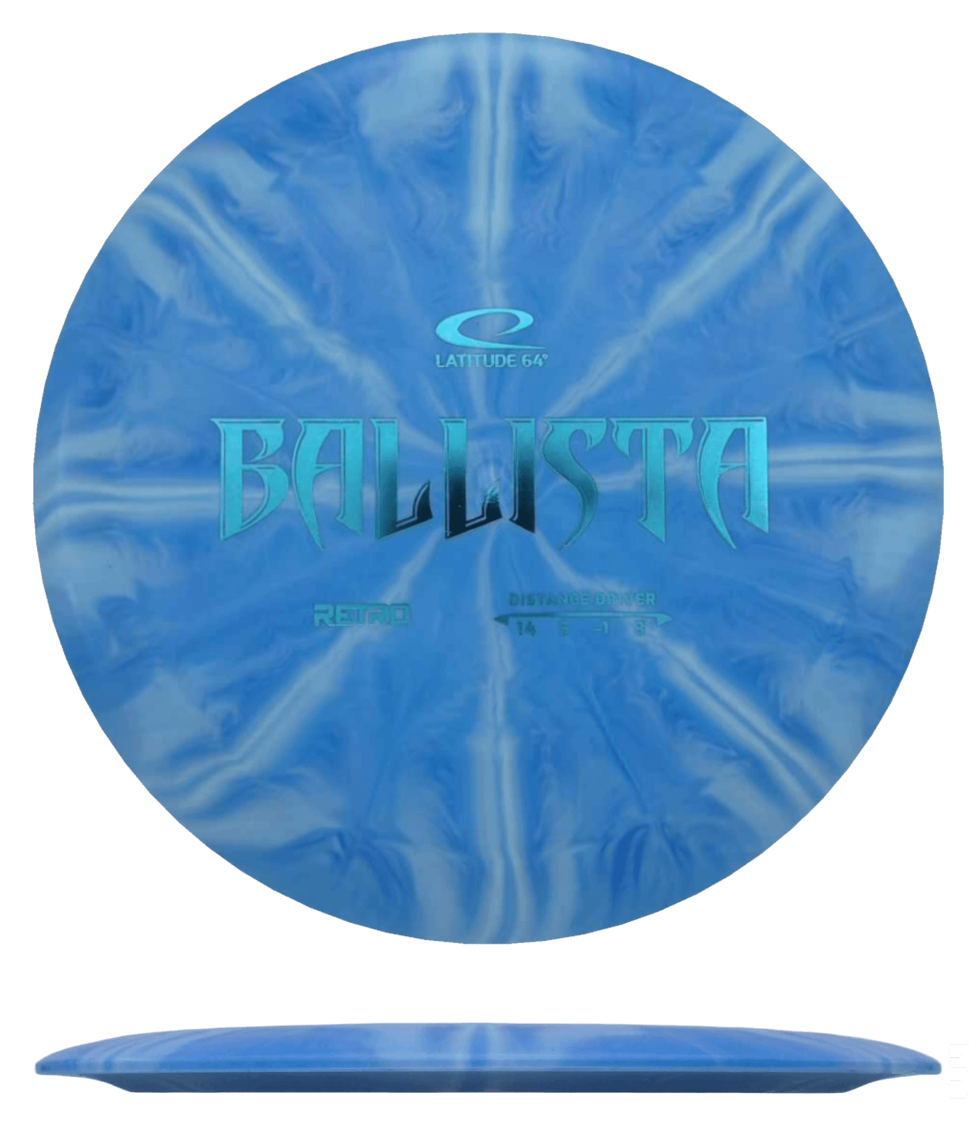 Latitude 64 Ballista - Retro Burst / 173g - Sky Blue Burst (Sky Blue Foil)