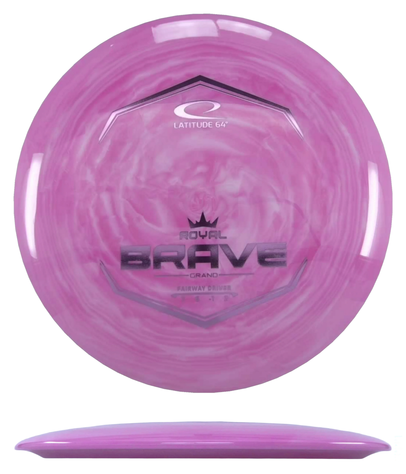 Latitude 64 Brave - Royal Grand Swirl / 174g - Pink Swirl (Pink Foil)