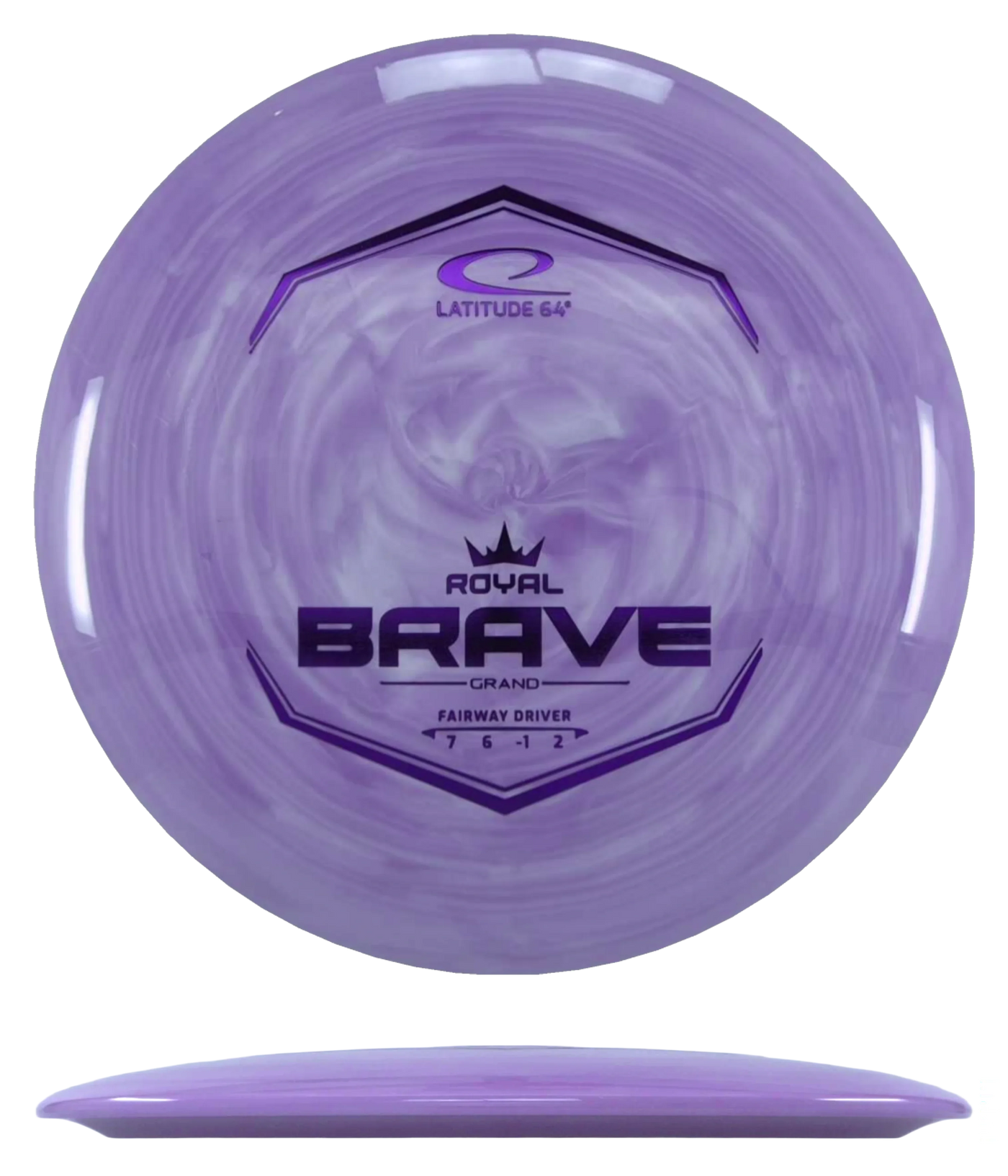 Latitude 64 Brave - Royal Grand Swirl / 175g - Purple Swirl (Purple Foil)