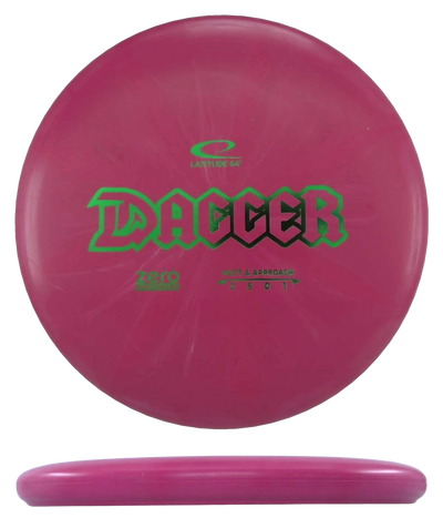 Latitude 64 Dagger - Zero Medium / 175g - Red Burst (Green Foil)