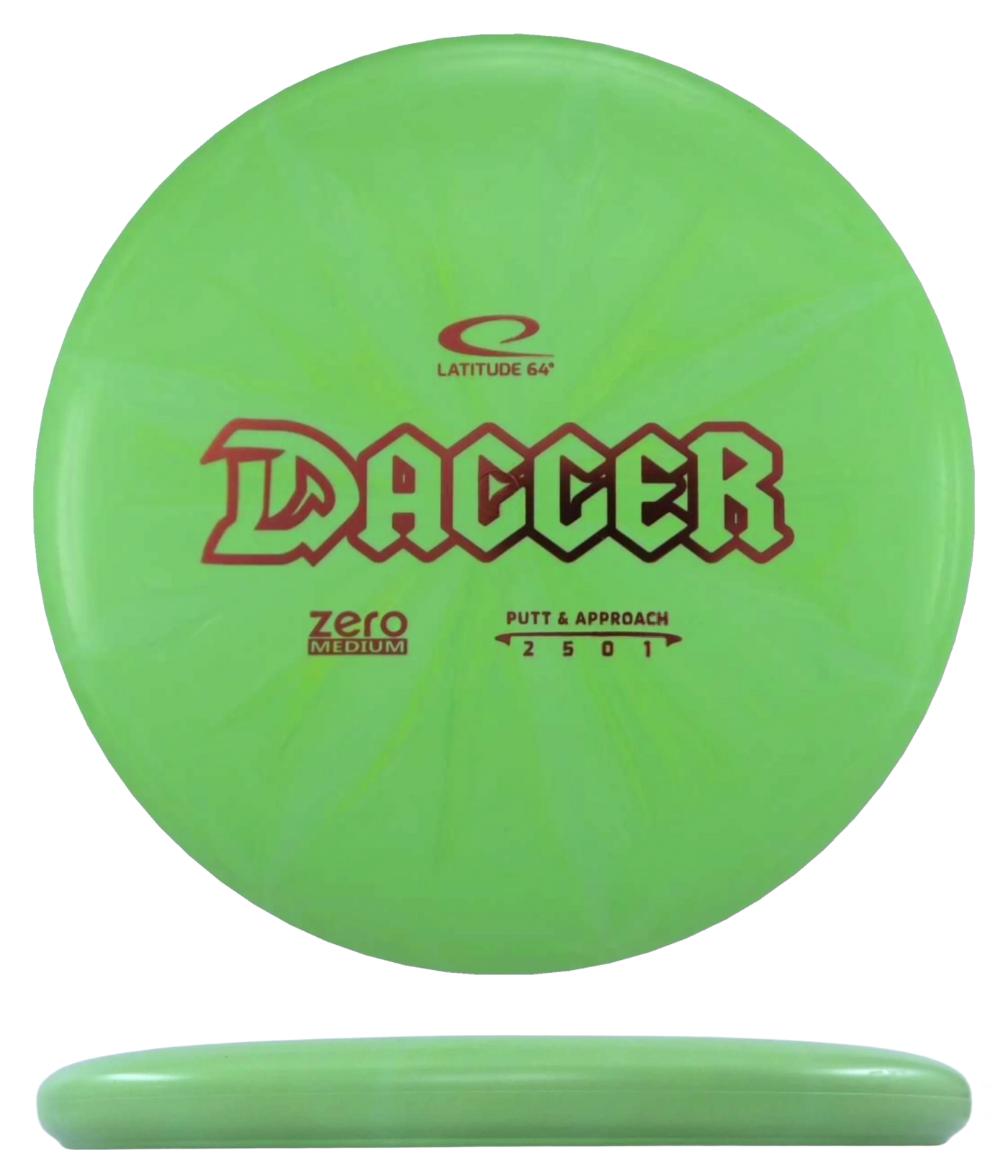 Latitude 64 Dagger - Zero Medium / 175g - Lime Burst (Orange Foil)