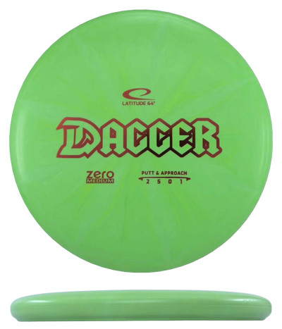 Latitude 64 Dagger - Zero Medium / 175g - Lime Burst (Orange Foil)