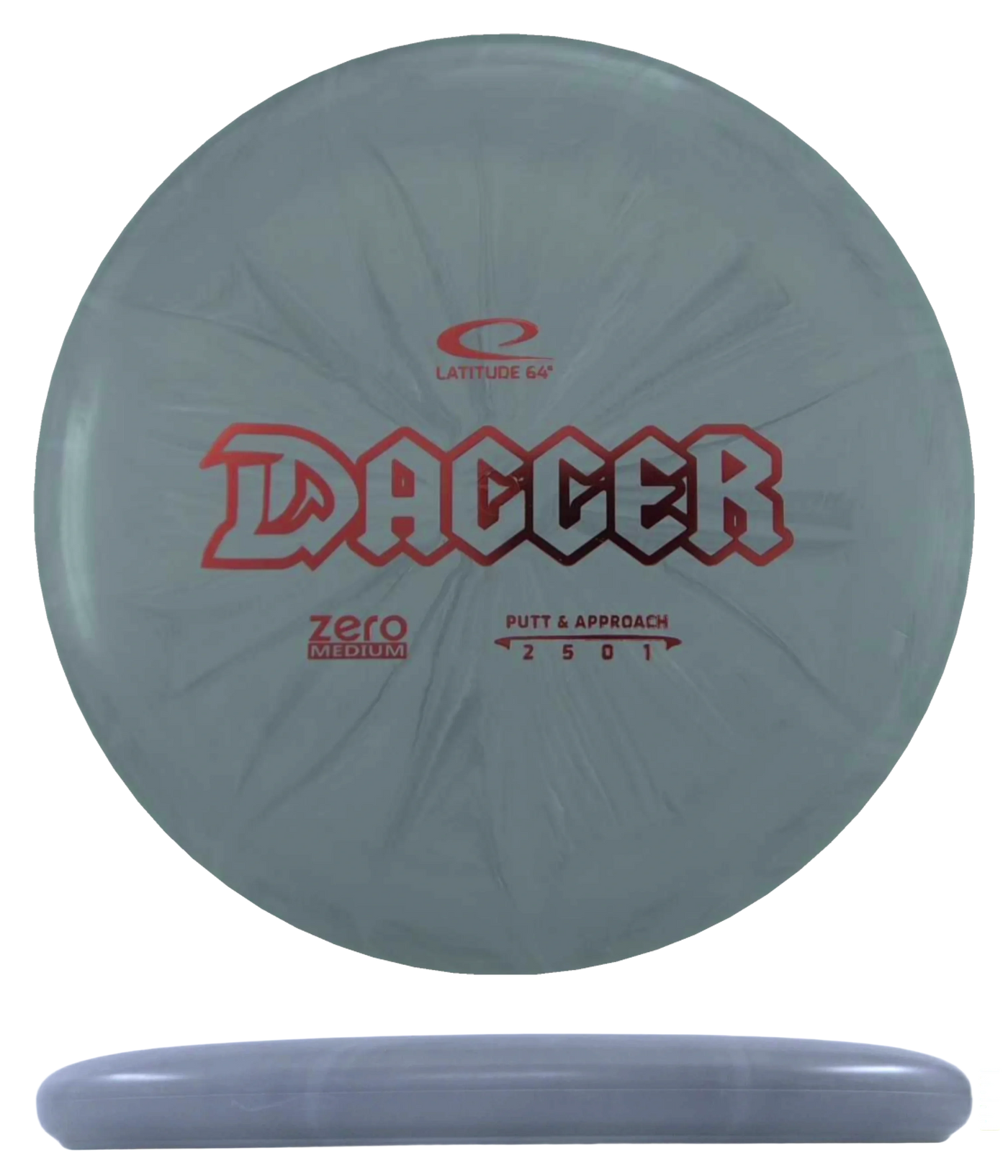 Latitude 64 Dagger - Zero Medium / 175g - Gray Burst (Orange Foil)