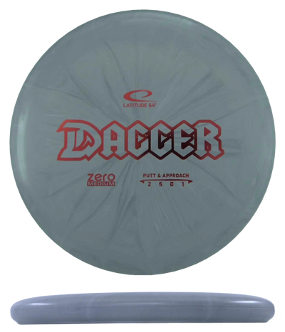 Latitude 64 Dagger - Zero Medium / 175g - Gray Burst (Orange Foil)