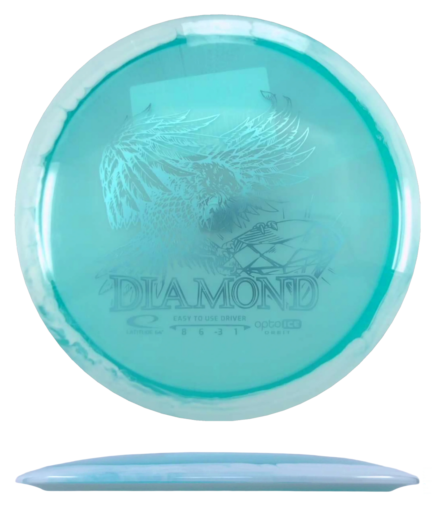 Latitude 64 Diamond - Opto Ice Orbit / 157g - Seafoam (Sky Blue)