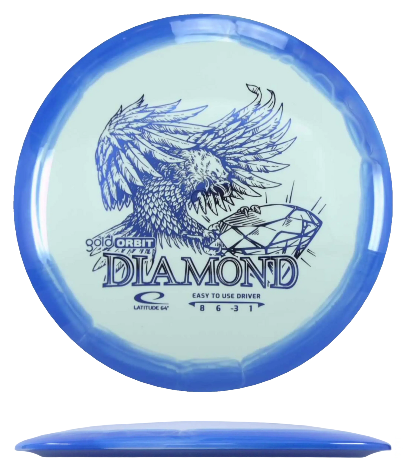 Latitude 64 Diamond - Gold Orbit / 155g - Blue (Blue Foil)