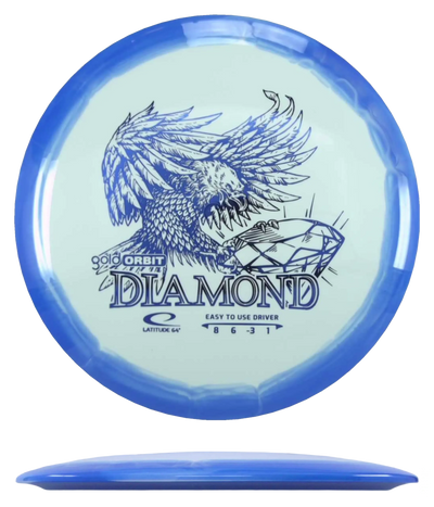 Latitude 64 Diamond - Gold Orbit / 155g - Blue (Blue Foil)