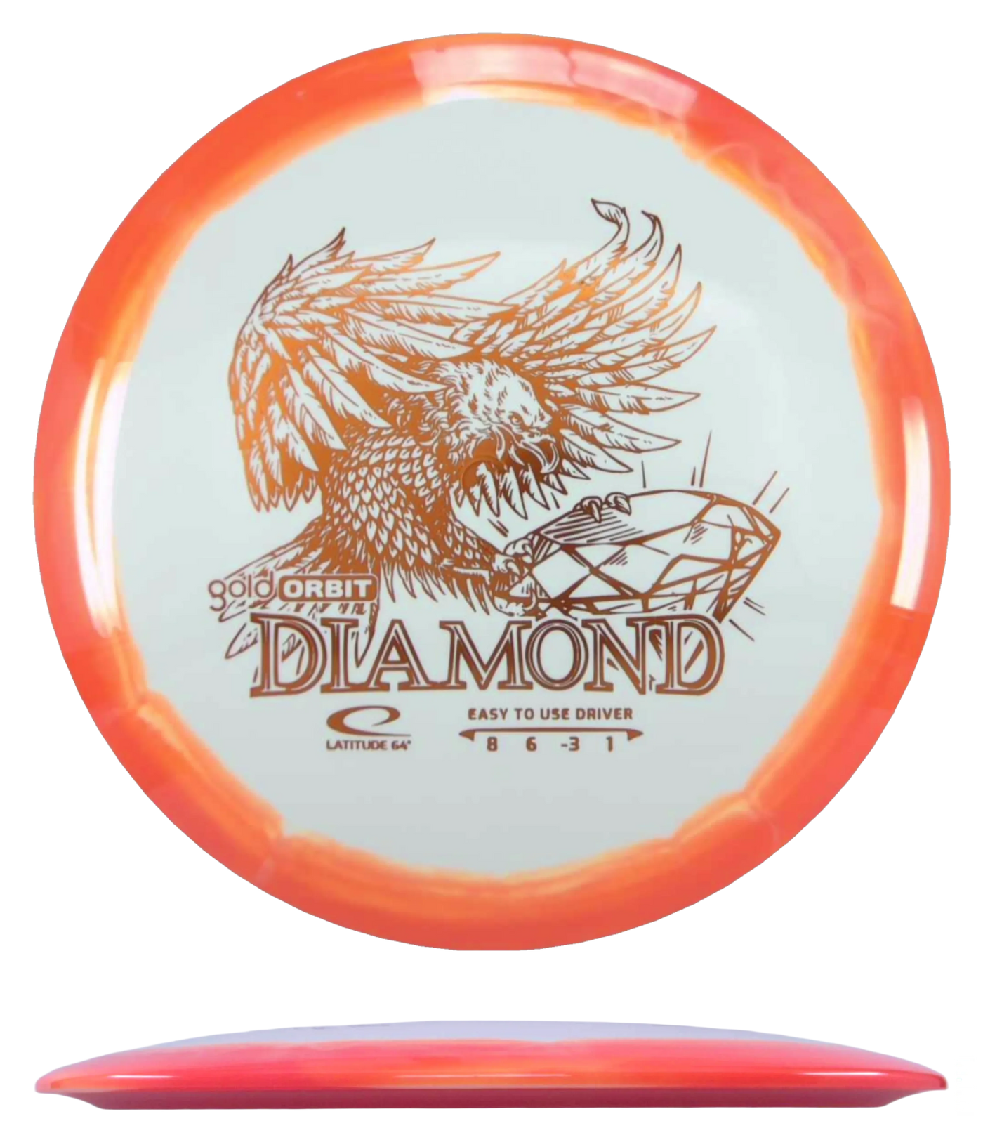 Latitude 64 Diamond - Gold Orbit / 157g - Orange (Orange Foil)
