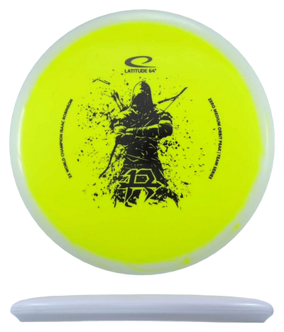 Latitude 64 Peak - Medium Zero Orbit - Isaac Robinson Team Series / 173g - Yellow w/ White Rim (Black)